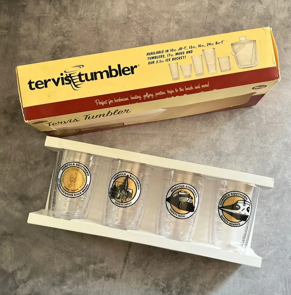 Norfolk Southern 16 oz. Set of Tumblers Still in Box